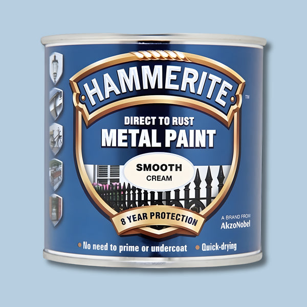 Hammerite Metal Paint Smooth Cream 250Ml