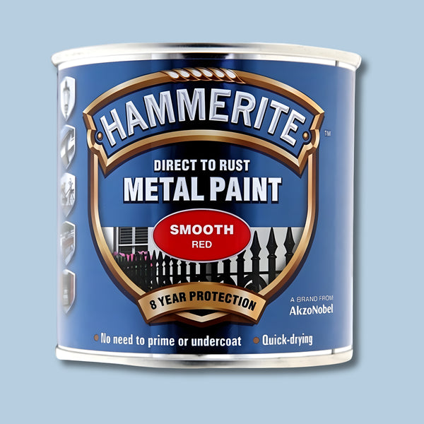 Hammerite Metal Paint Smooth Red 250Ml