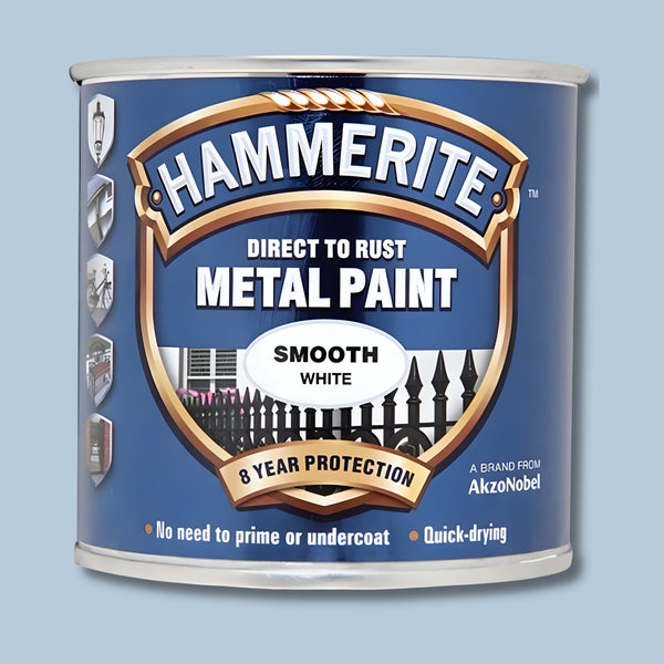 Hammerite Metal Paint Smooth White 250Ml