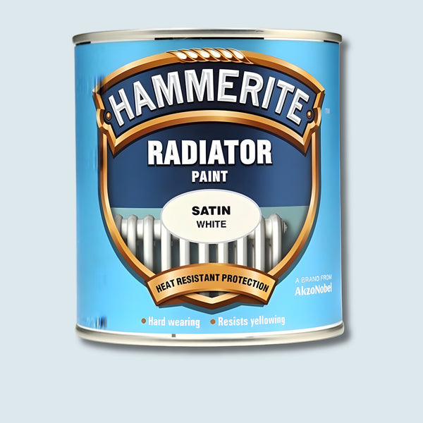 Hammerite Radiator Enamel Satin White 500Ml