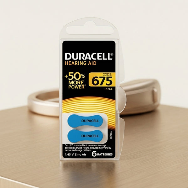 Duracell Hearing Aid Batteries Size 675 (Za675)