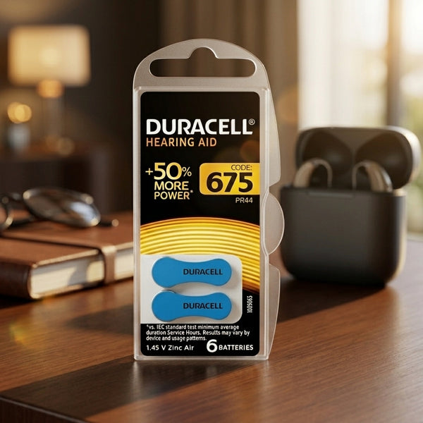 Duracell Hearing Aid Batteries Size 675 (Za675)