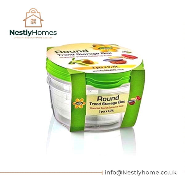 Hobby Round Trend 3 Food Box 0.70ltr