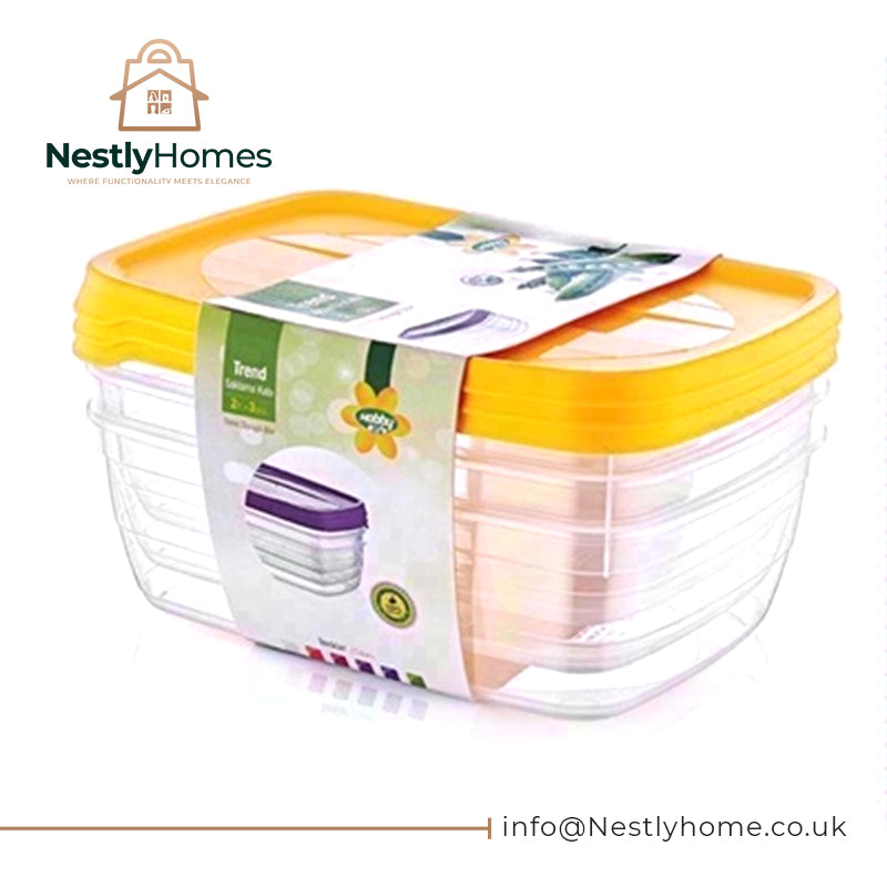 Hobby Trend Rec 3 Food Box 2.2ltr Assorted