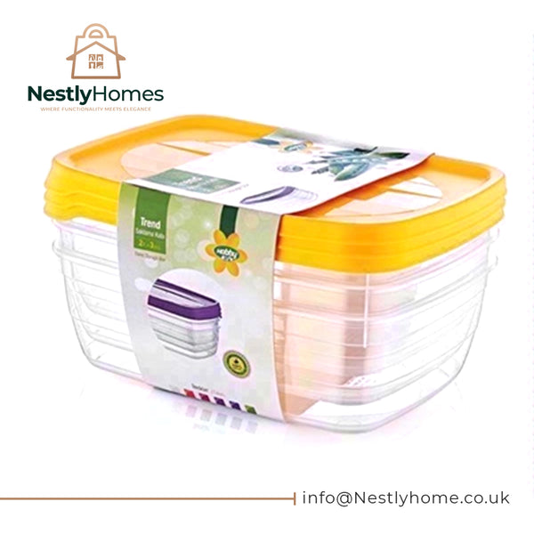 Hobby Trend Rec 3 Food Box 2.2ltr Assorted