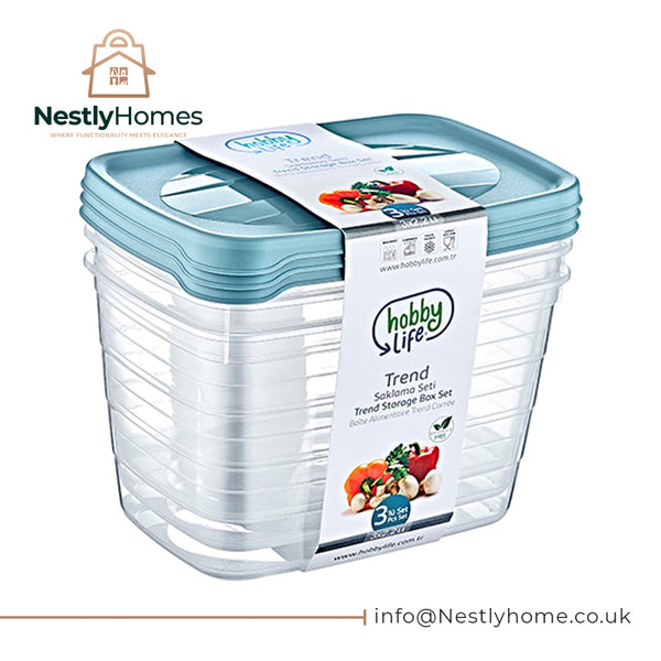 Hobby Trend Tall 3 Rect Food Saver 2.2ltr