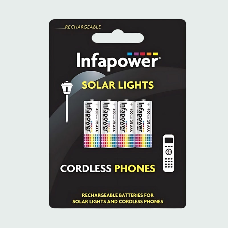 Infapower Rechargeable 2/3 Aaa 4Pce Solar