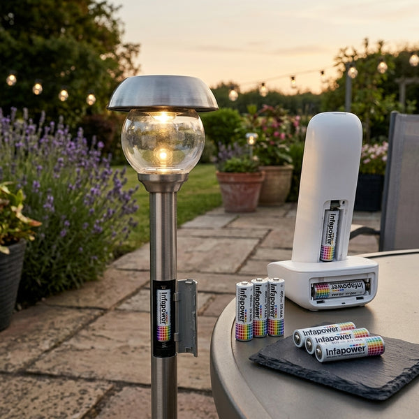 Infapower Rechargeable 2/3 Aaa 4Pce Solar