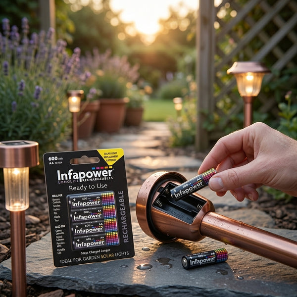 Infapower Batteries Rechargeable 600Mah 4 Aa