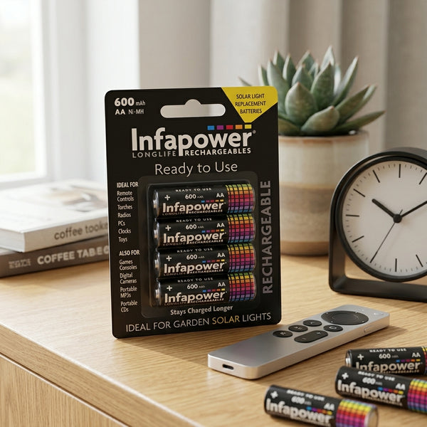 Infapower Batteries Rechargeable 600Mah 4 Aa