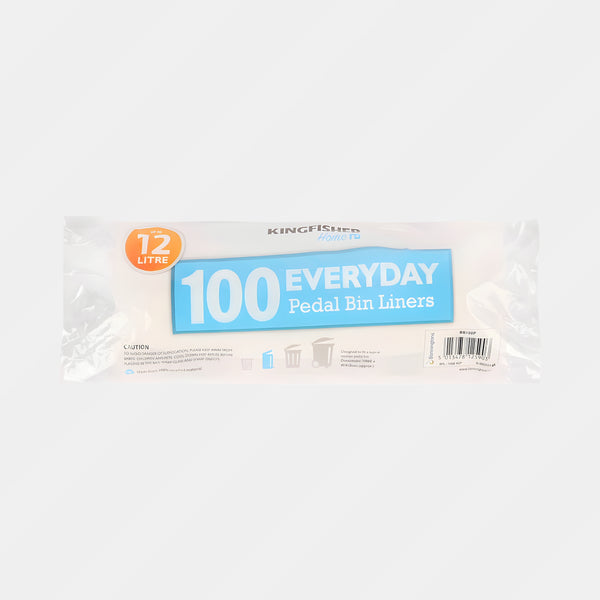 Kingfisher Bin Liner Pedal 100 Bag