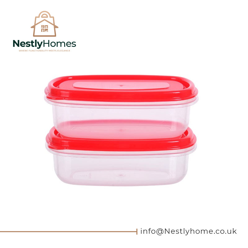 Kitch Easy Store Rectangular Containers 350ml 2pce