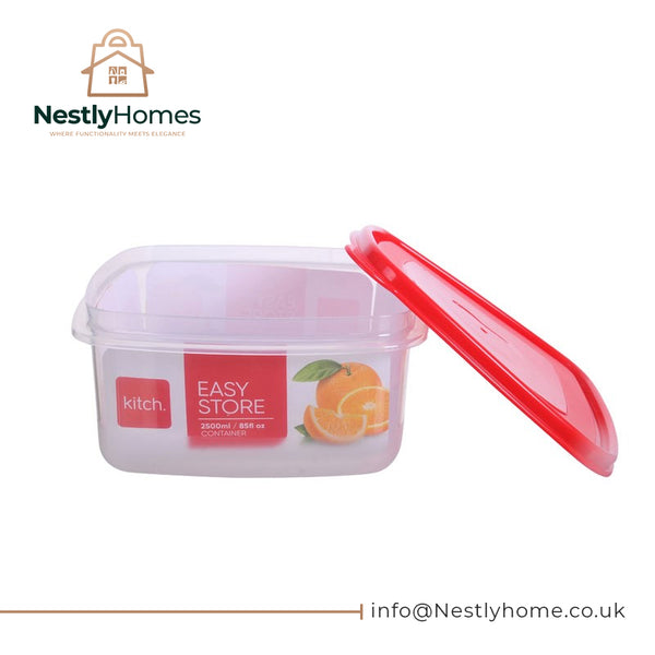 Kitch Easy Store Square Containers 2.5ltr