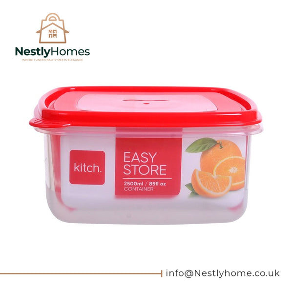 Kitch Easy Store Square Containers 2.5ltr