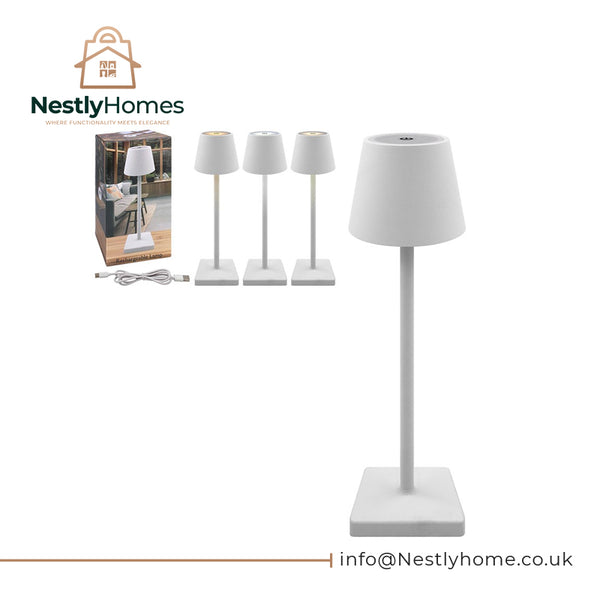 Lamp Touch Rechargeable White