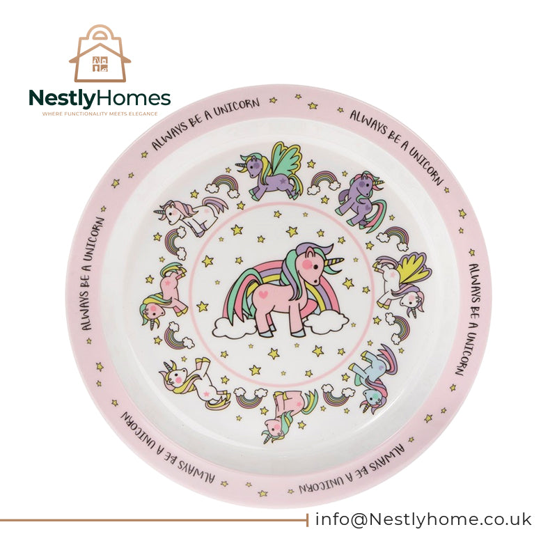 Little Stars Unicorn Plate