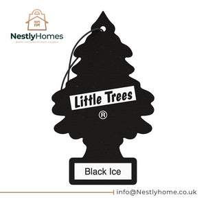 LITTLE TREES CAR FRESHENER BLACK ICE