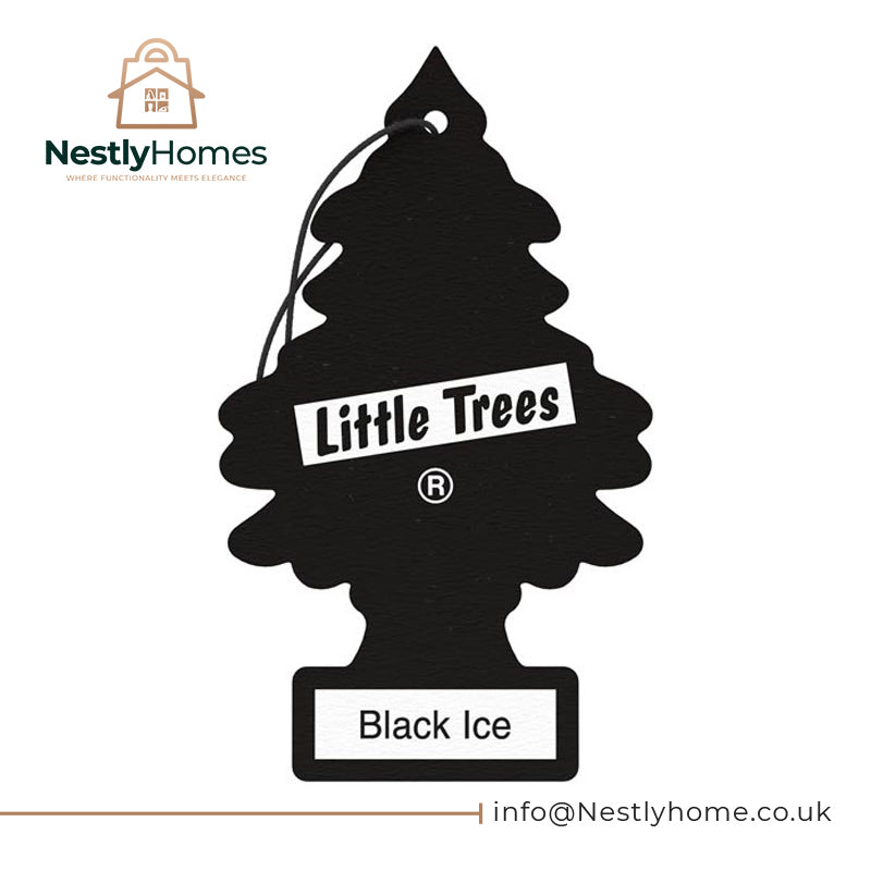 LITTLE TREES CAR FRESHENER BLACK ICE