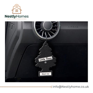 LITTLE TREES CAR FRESHENER BLACK ICE