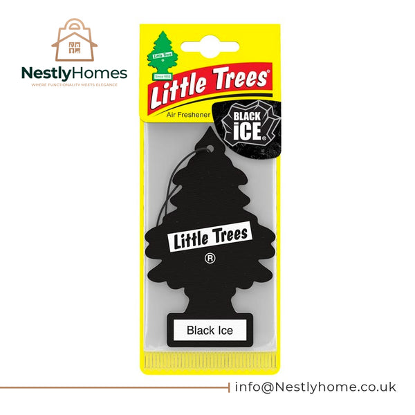LITTLE TREES CAR FRESHENER BLACK ICE