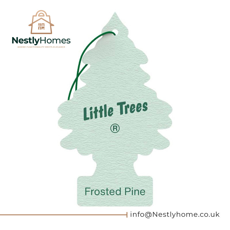 LITTLE TREES CAR FRESHENER FROSTED PINE