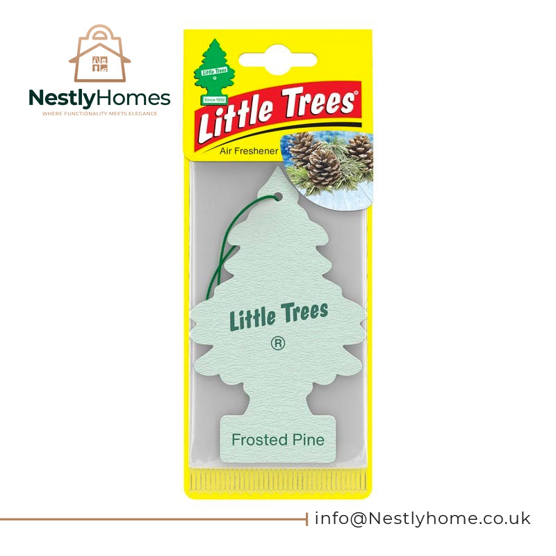 LITTLE TREES CAR FRESHENER FROSTED PINE