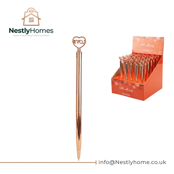 Luxury Love Pen Rose Gold Pk36