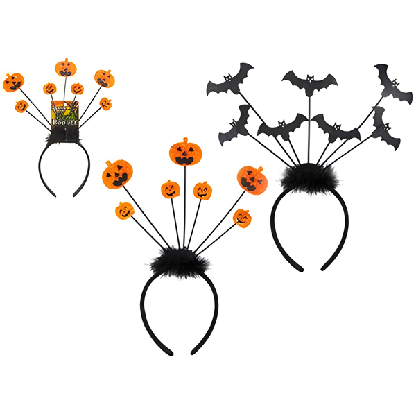 LUXURY SPOOKY HEAD BOPPER PUMPKIN AND BAT