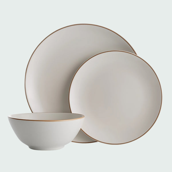 Mason Cash Classic Dinner Set Cream 12Pce