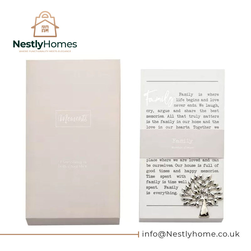 Moments Standing Plaque - Family