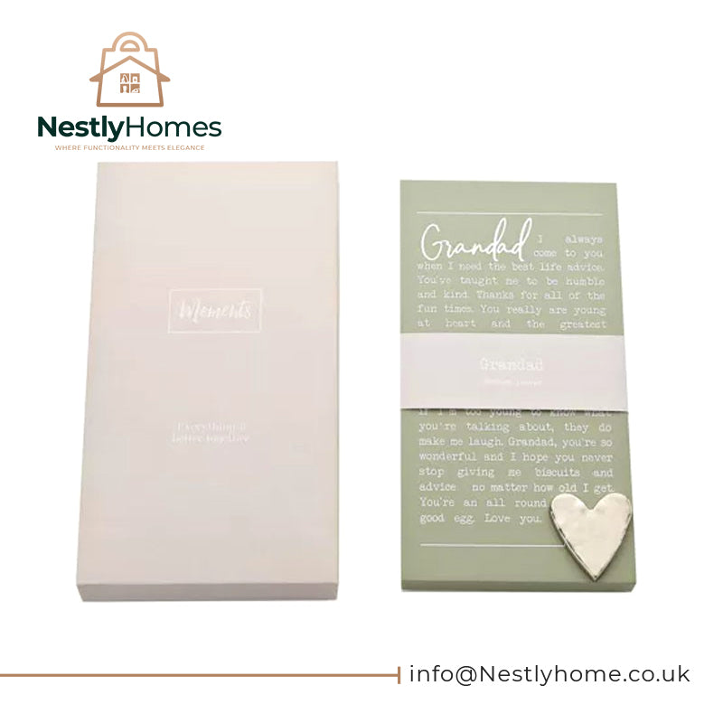 Moments Standing Plaque - Grandad