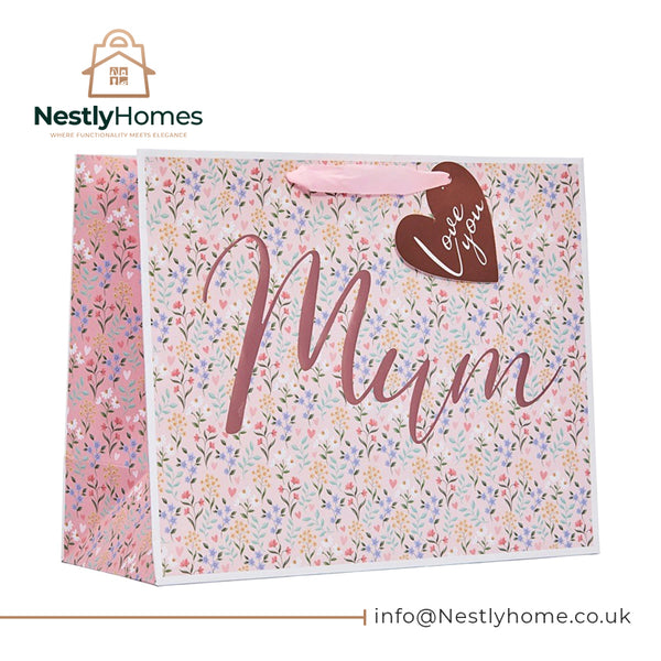 Mother Day Ditsy Floral Gift Bag Large Pk6