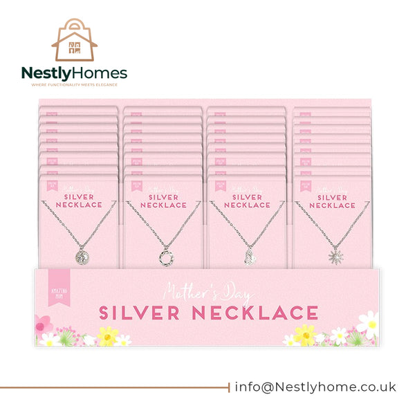 Mothers Day Silver Necklace