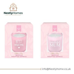 Mothers Day Vanilla Scented Candle