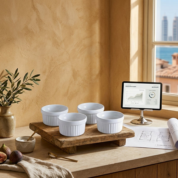 Mason Cash Ceramic Ramekins Set 4