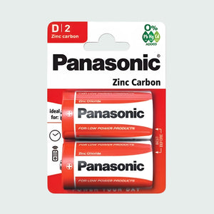 Panasonic Batteries R20 D 2S