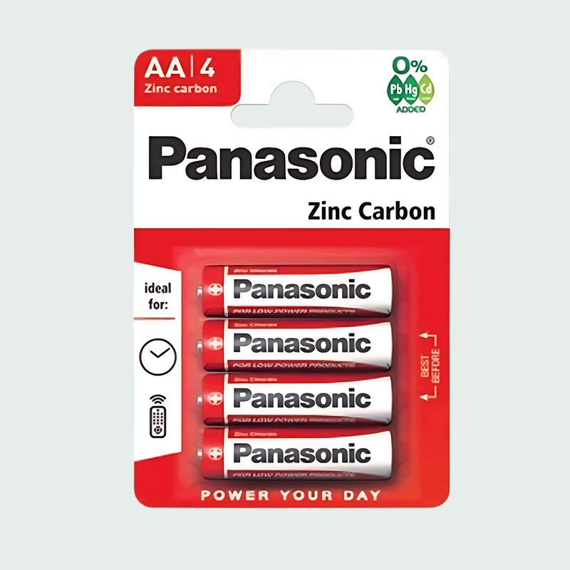 Panasonic Batteries R6 Aa 4S