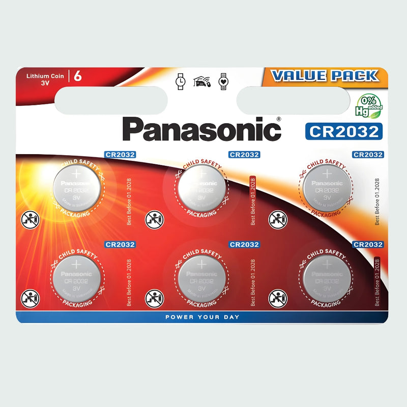 Panasonic Cr2032 3V Lithium Coin Battery – pack of 2