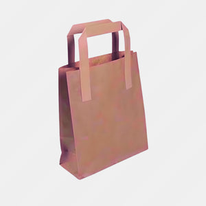 Paper Bag&Handle Brown Pk250 7X10X8 Inch