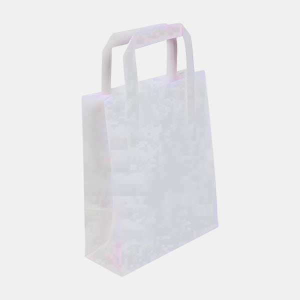 Paper Bag&Handle White Pk250 10X15.5X12In