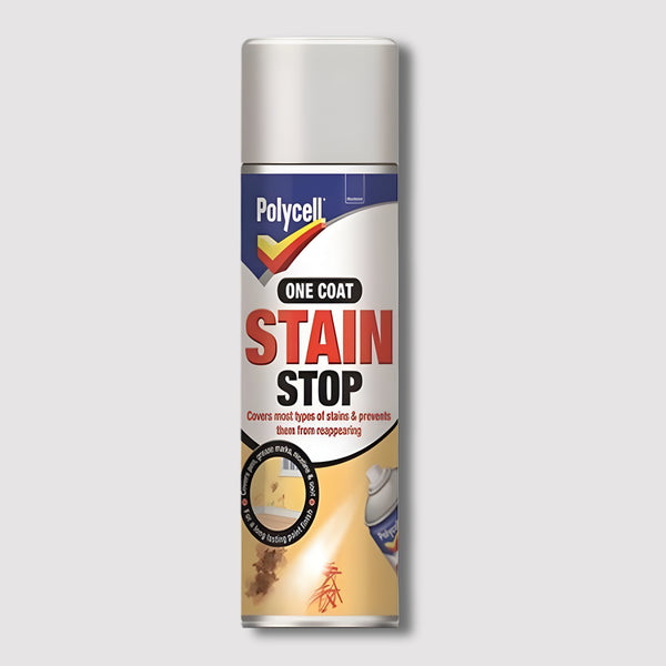 Polycell One Coat Stain Stop Aerosol 250Ml