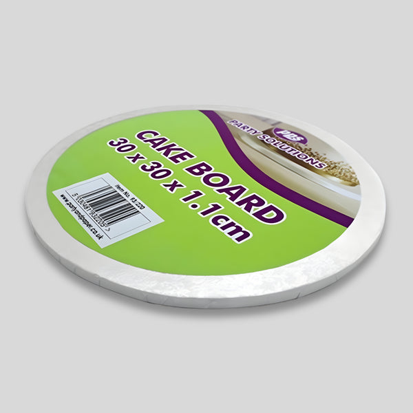Pps Cake Board Round 12 Inch Pk5