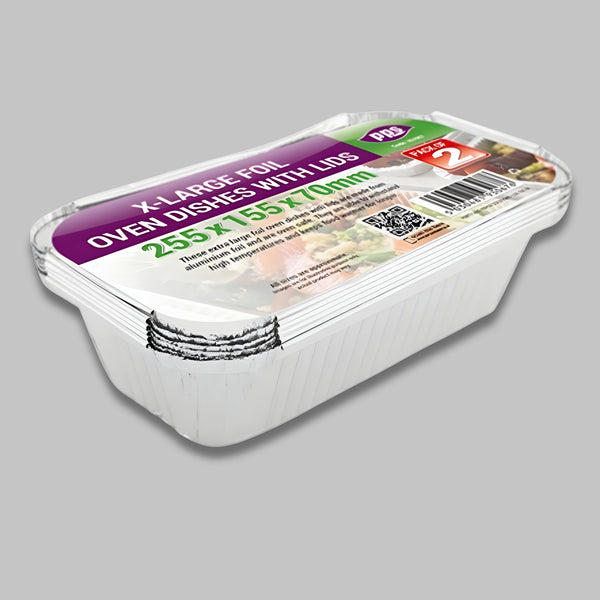 Pps Foil 2 Oven Dish & Lid Xl 255X155X70Mm
