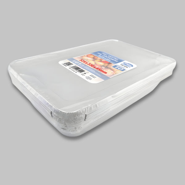 Pps Foil Containers Full Gastro With Lids 525X330X85Mm Pack Of 10