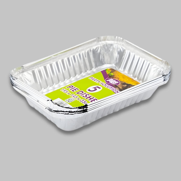 Pps Foil Pie 6 Dishes Rectangular