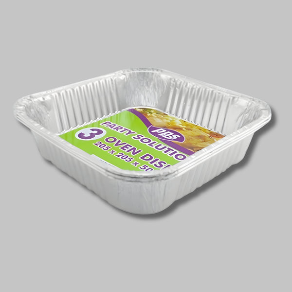 Pps Foil Square 3 Dishes