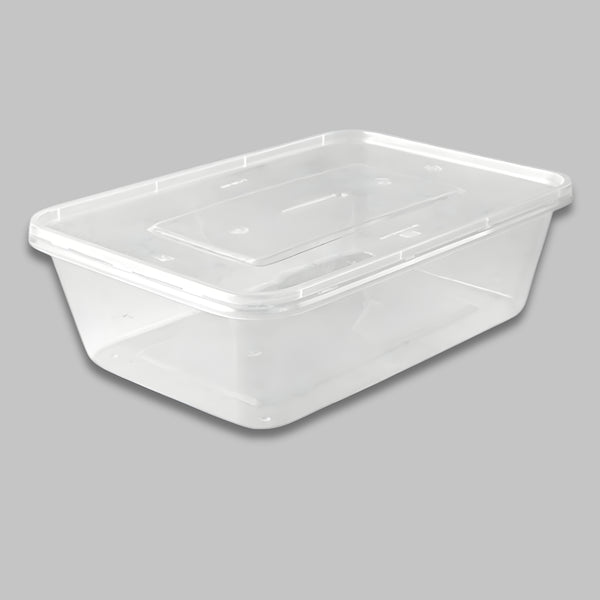 Pps Food Containers & Lids Plastic Rectangular 50Pc 1000Ml