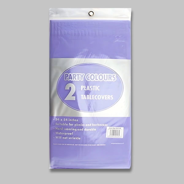 Pps Plastic 2 Tablecloths Lilac