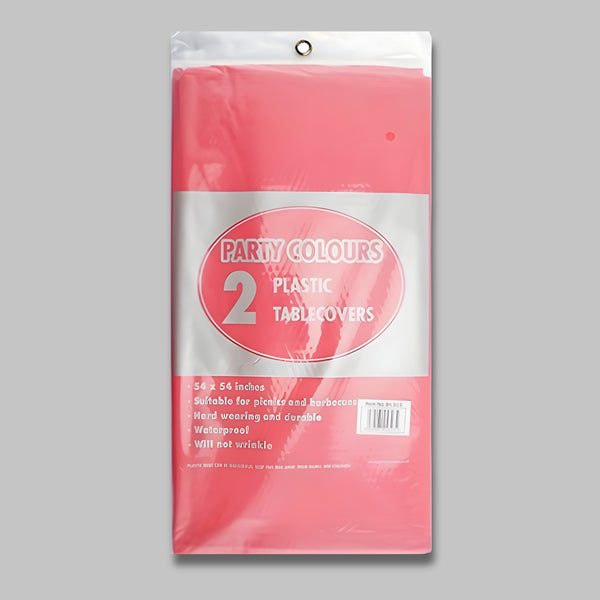 Pps Plastic 2 Tablecloths Red