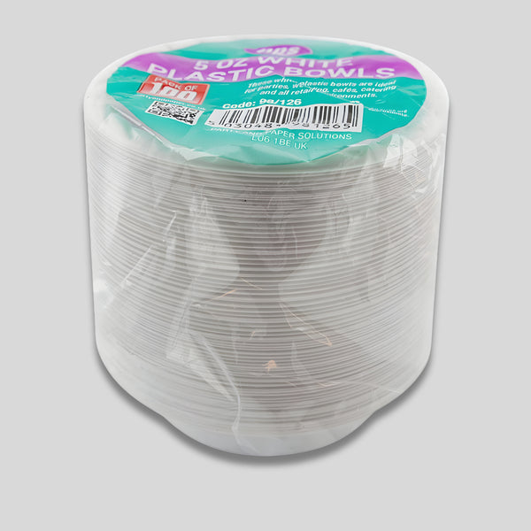 Pps Plastic Bowl White 50Oz 100Pcs